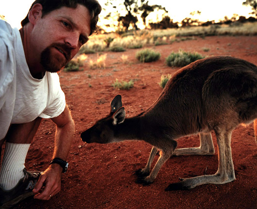Dave with a friend